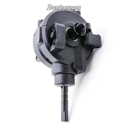 1/10 RC Car Rear Drive Diff Gear Box Assembly Set Upgraded Parts Compatible with 1:10 Car HSP Redcat Himoto Volcano EPX 94106 94107 94108 94111 94123 - color: Black