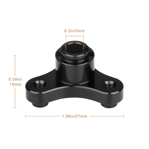 Metal Aluminum Alloy RC Slipper Clutch Eliminator for Traxxas 1/10 Stampede/Slash VXL / XL5 2WD (Black) - color: Black