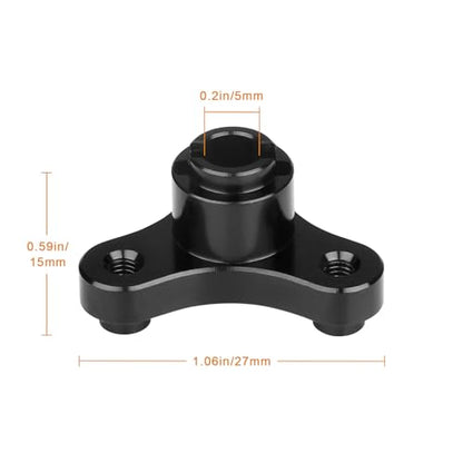 Metal Aluminum Alloy RC Slipper Clutch Eliminator for Traxxas 1/10 Stampede/Slash VXL / XL5 2WD (Black) - color: Black