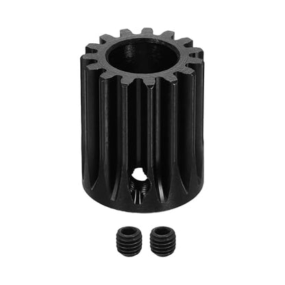 uxcell 1.5 Mod 15T Spur Gear 14mm Bore, 1045 Steel Pinion Gear Black Surface Treatment, 20°Pressure Angle, for Spur Rack and RC Model Car or Motor DIY - size: 1.5 Mod 15T, 14mm