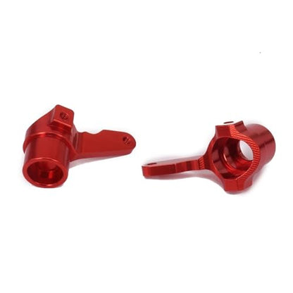 Steering Knuckle Models For Kyosho For Optima 4Wd 1/10 Aluminum 2PCS/set Steering Hub Carrier Blocks RC Model Car For Buggy Off-Road Hopup Parts(Titanium) - color: Titanium