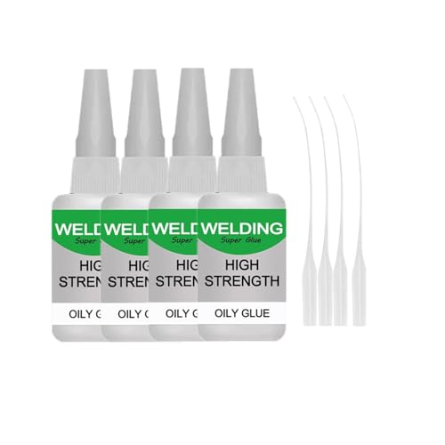 Welding Glue, Welding High-Strength Oily Glue, Universal Super, Instant Bonding, Strong Adhesion, 50g.4pcs - color: Glue4pcs