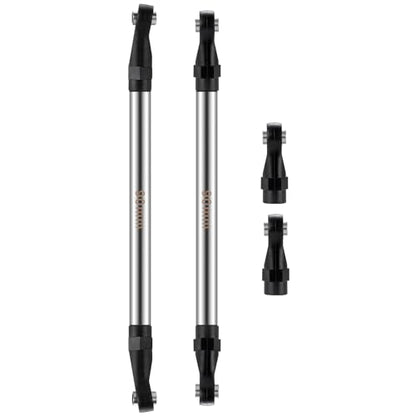 Straight Chassis Links - Stainless Steel Link Set High Clearance Linkage Link Rod with Plastic Rod Ends 50mm-100mm Compatible with 1/10 RC Crawler Axial SCX10 II III TRX4 (90mm) - color: 90mm