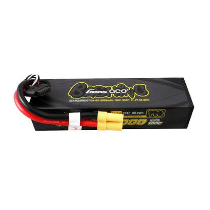 Gens ace G-Tech Bashing Pro 11.1V 100C 8000mah 3S Lipo Battery with EC5 Plug for RC Car RC Truck