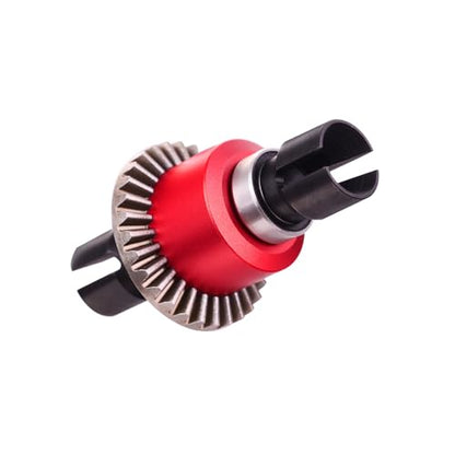 45# Steel Differential Diff Gear for 1/16 H16207 16208 16209 16210 H16H H16E H16P H16BM H16BM H16GT H16DR Series Upgrades Part Red - color: Red