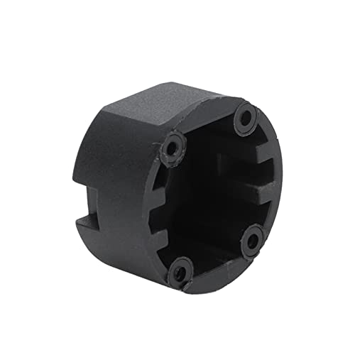 plplaaoo RC Differential Case Professional High Performance Durable Black Plastic Housing for 1/10 RC Car ZD Racing 7172 25x18mm