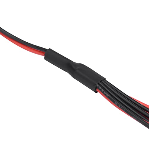 4Pcs RC Light Kit, 5mm RC LED Light Headlights, White and Red Color LED Headlights Taillight Kit Accessories with 27.6in Lines for 1/10 Remote Control Model Car Truck