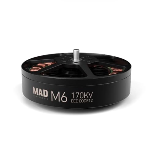 MAD M6C12 EEE 150KV 170KV 280KV 400KV Brushless Motor for Multirotor Quadcopter Hexrcopter Drone RC DIY Hobby rig (400KV) - size: 400KV