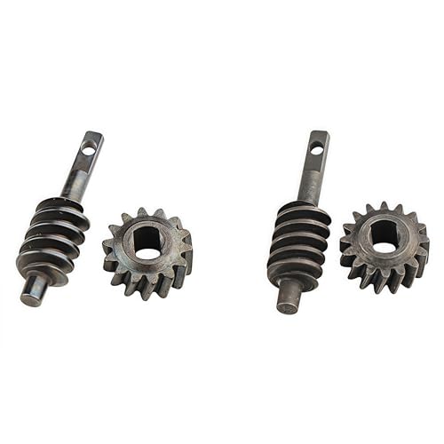 Aimrock 2-Set RC Steel Axle Worm Gear Set Upgrades for 1/30 Axial SCX30 RC Crawler (2/14T & 2/16T)