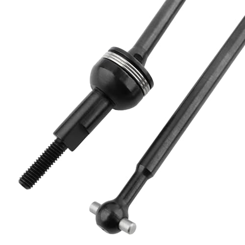 Front & Rear CVD Drive Shaft Axle Set and Wheel Nut Wheel Hub Compatible with 1/12 Scale AM-X12 AM-D12 Trucks RC Cars Truck