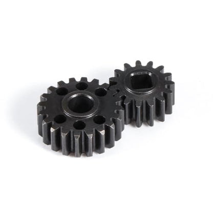 Heat Treated Steel 15T/20T Portal Overdrive Gear 36% OD 12T/23T Standard Gear for Axial 1/10 Capra F9 SCX10 III AR45 Portal Axle (15T 20T) - color: 15t 20t