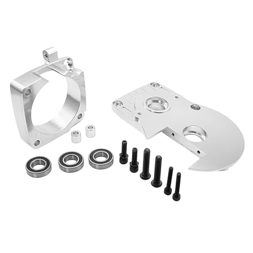 FLMLF CNC Metal Quick Release Clutch Bell Support Frame Kit for 1/5 Hpi Rofun BAHA Rovan Km Baja 5b Ss 5t 5sc Rc Car Parts (Silver) - color: Silver