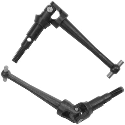 ShareGoo Steel CVD Drive Shaft Dogbone w/Hex Wheel Hubs Hex Adapter Compatible with MJX Hyper Go 16207 16208 16209 16210 H16BM H16GT H16DR H16 1/16 RC Car (Black) - color: Black