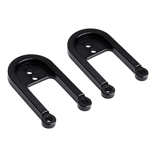 2pcs Aluminum Front/Rear Shock Tower Hoops Bracket Mount for 1/10 RC CAR RC4WD Gelande II Chassis (Front Shock Hoops) - style: Front Shock Hoops