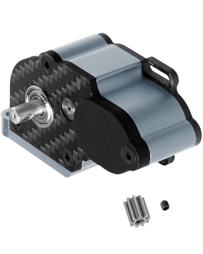 LCG Center Gearbox Transmission Box Upgrades Part for SCX10 SCX10 II 90046 90047 1/10 RC Crawler Car,Aluminum Middle Transmimssion Gearbox,Titanium - color: Titanium(1pc)