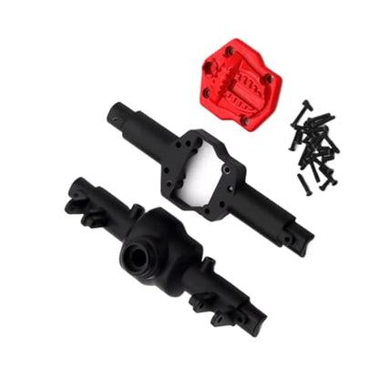 for Mn128 for Model Mn86 G500 1/12 Scale Upgrade Parts Remote Control Rc Crawler Car Accessories Front and Rear Assembly Shell Metal RC Car Repair Kit(Black) - color: Black
