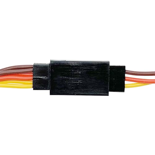 Servo Y Harness Splitter Cable, JR/Futaba Style 1to2 and 1to3 | Includes 5pcs 1to2 and 2pcs 1to3 leads. Ideal for RC cars, airplanes, helicopters, and DIY electronics prototyping. - style: 5PCS 1to2 and 2PCS 1to3