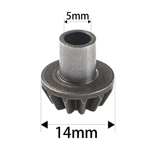 ShareGoo 144001 Differential Gear Set, Diff Bevel Gear Set Compatible with WLtoys 144001 1/14 RC Car Buggy Upgrade Parts