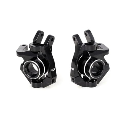 LCX Racing 1/10th RC Crawler Car CNC Aluminum Front Spindle and Carrier Set Steering Knuckle for Losi Lasernut U4 4X4, Upgrades Parts Accessories