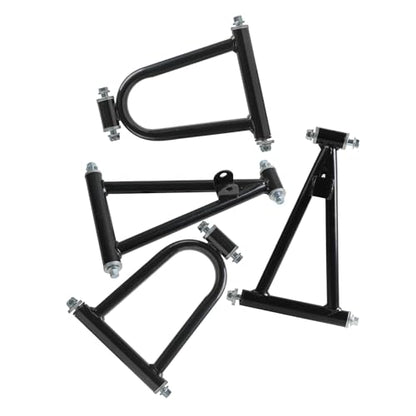 Front Upper 215mm & Lower 265mm Swing Arm Kit for 110cc-250cc ATV Quad Buggy – A Arm Suspension Set for Go Kart Electric DIY Off-Road Replacement Parts