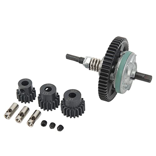 RC Car Differential Assembly with 15T 17T 19T Motor Gear Set Steel Material High Strength Differential Gear for 1 10 RC Car Efficient Deceleration Power and Smooth