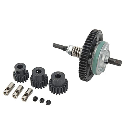 RC Car Differential Assembly with 15T 17T 19T Motor Gear Set Steel Material High Strength Differential Gear for 1 10 RC Car Efficient Deceleration Power and Smooth