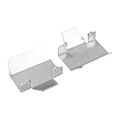 Stainless Steel Chassis Armor Guard Protective Skid Plate Protection Compatible with Axial RBX10 Ryft AXI03005 AXI03009 1/10 RC Crawler Car