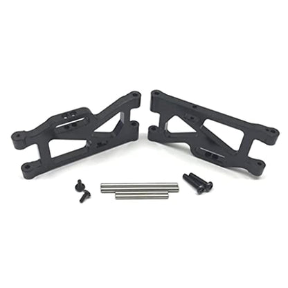 5Pcs 14th RC Car Truck Parts Rear Hub Carriers Set Fits WLtoys 144001 - Upgrade Your Kit with Weight & Aluminum Construction - Perfect for DIY Enthusiasts and - Black, Red - color: Black