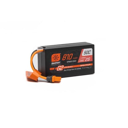 Spektrum Accessories Smart G2 Powerstage Bundle: 810mAh 2S 50C LiPo Battery (IC2), S100 Charger, 65W Power Block, Adapter, SPMXPSS210