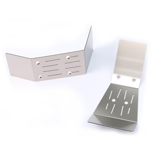 Stainless Steel Front Rear Chassis Armor Guard Plate for Arrma 1/10 Gorgon 2WD