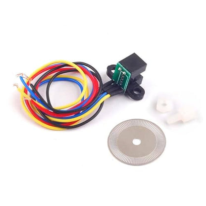 Photoelectric Speed Sensor Encoder Coded Disc Code Wheel for Scale Smart Car 5V