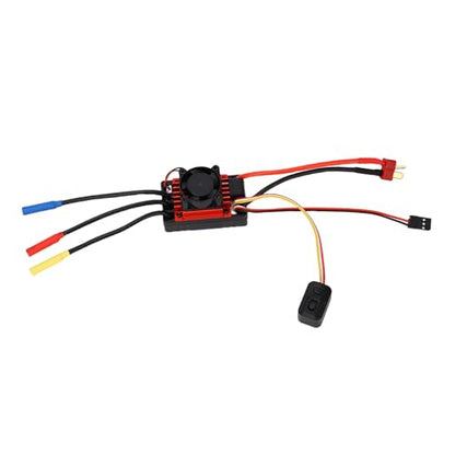 Generic RC Car Brushless 60A ESC with Water Proof Design for 1/10 Truck, Proportional Braking, for All Weather Sports Competition