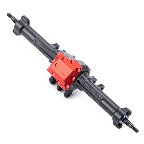 Metal Rear Axle Complete Axles for TRX4M Upgrades 1/18 | RC Crawler Car, Black - size: Rear Axle