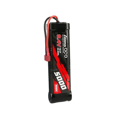 Gens ace 8.4V 5000mAh Ni-MH Battery Flat Style with T Plug(4Pcs) - size: 4Pcs