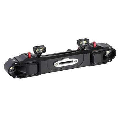Upgrade Parts Compatible with Axial for SCX6 for Jeep for JLU for Wrangler Metal Front Rear Bumper for 1/6 RC Crawler