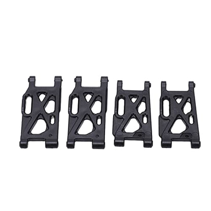 Yosoo Health Gear RC Car Suspension Arm Set for 144001 124019 124018 124017, Front Rear Swing Arm Kit with High Strength Plastic, Replacement Parts for RC Off Road Buggy