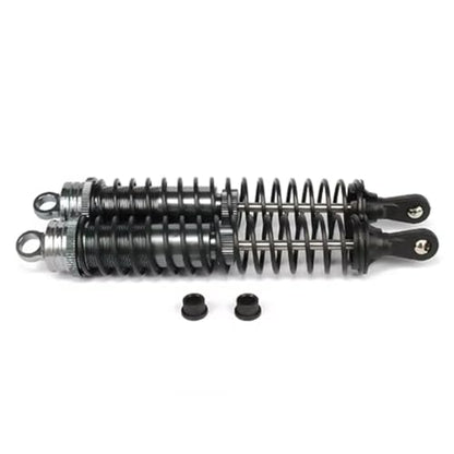 RC Car Shock Absorber Compatible With Hsp For Hpi For Losi For Axial 1/8 Rc Car For Buggy Truck Parts Oil Adjustable 140mm Aluminum Shock Absorber Damper(Black) - size: Black