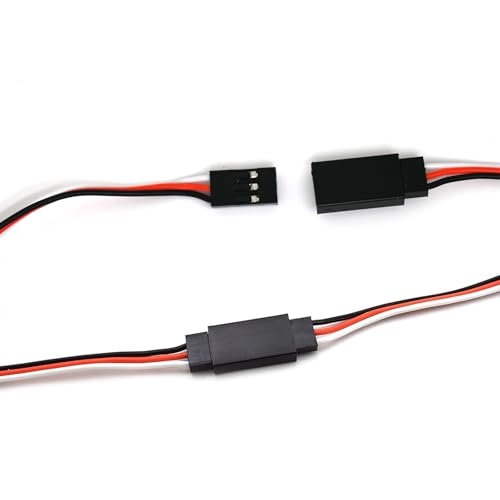 15PCS RC Servo Y Extension Cable 3-Pin Male to 1/2/3 Female Y Harness Splitter, 200mm Servo Extension Wire Compatible with JR Futaba JST for RC Car Airplane Helicopter - style: 1 Male to 1/2/3 Female