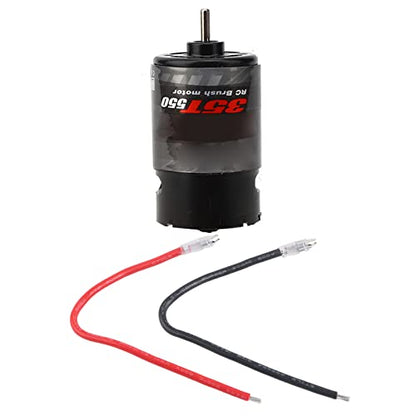 BRRNOO Brushed Motor, RC Crawler Motor RC Kit Accuracy Low Noise 550 Brushed for 4 Model (35T) - size: 35T