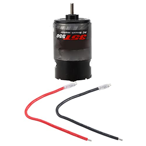 BRRNOO Brushed Motor, RC Crawler Motor RC Kit Accuracy Low Noise 550 Brushed for 4 Model (35T) - size: 35T