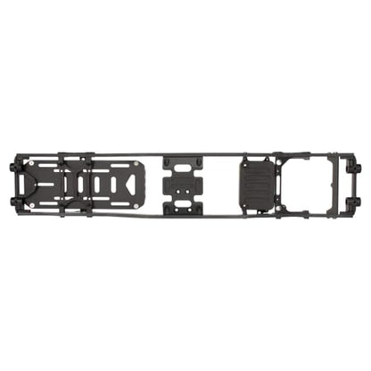 1/10 RC Crawler Carbon Fiber Girder 4.3mm CNC Metal Car Chassis Frame Body Kit for Axial SCX10 II Rock Off Road Truck Upgrade Parts (Black) - color: Black