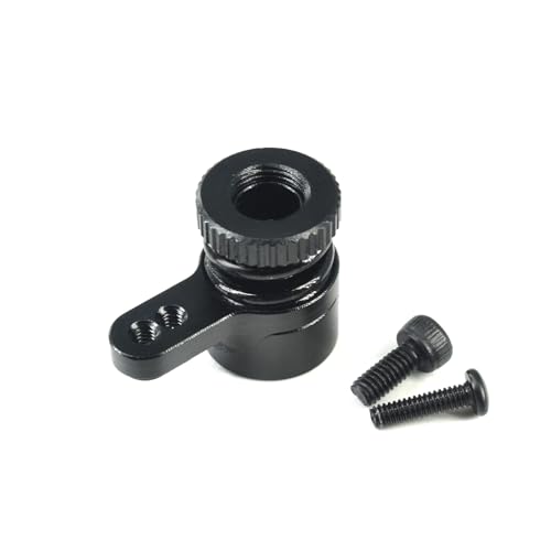 25T Servo Arm for ARRMA 1/18 Granite Grom/1/18 Typhon GROM/1/18 Mini LMT 4X4/1/18 UTB18 Capra Upgrade Parts (Black) - color: Black