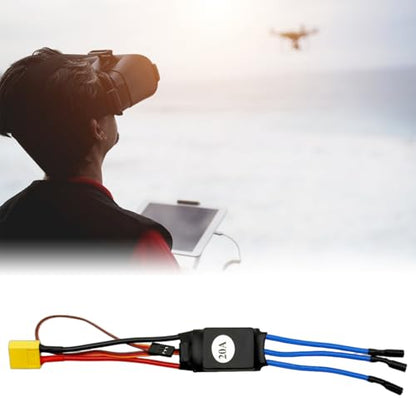 30A Electric Brushless Motor Controller, 2 Pcs ESC Speed Controller with XT60 and 3.5mm Bullet Plugs for RC Drone RC Airplane Helicopter (20A) - color: 20A