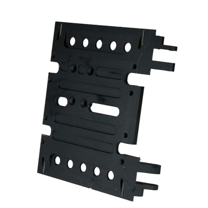 Aluminum Chassis Skid Plate Transmission Mount 1/10 for Axial for Wraith 90018 RC Rock Crawler Car Parts(Black) - color: Black