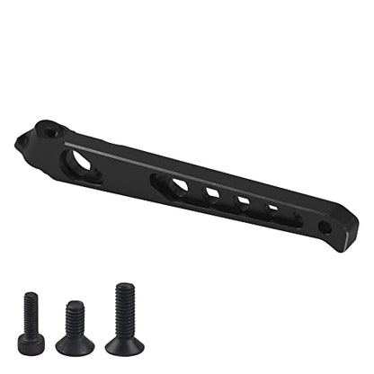 ShareGoo Metal Rear Front Chassis Brace Support Rod Bracket Compatible with Arrma 1/8 V4 6S Senton Typhon RC Car (Black) - color: Black