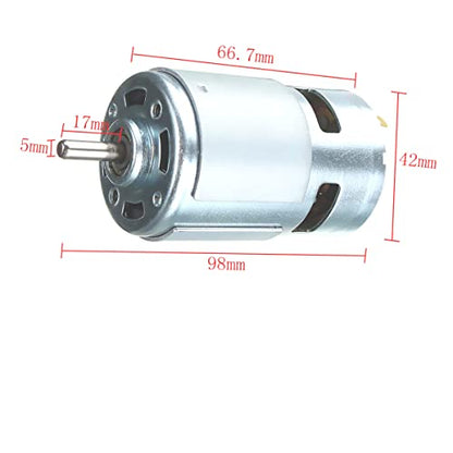 775 Ball Bearing Motor High Torque High Power High Speed Motor DC 12V-24V 11000RPM for RC Boat Toy Model DIY Drive Parts Power Tools - size: 775 DC Motor