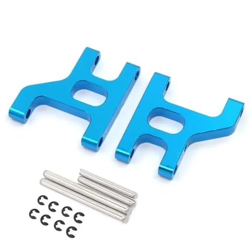 Front Lower Suspension Arm Hub Carrier Base C/Steering Cup/Metal Drive Shaft for 1/10 TAM-IYA CC01 TA02 TA03 4WD Buggy RC Car OP(Full Set Blue) - color: Full Set Blue