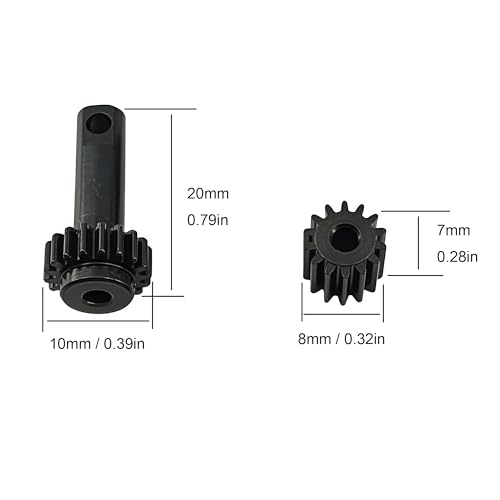 Steel Differential Gear Set for Slash Rustler Bandit Stampede Bigfoot | Hardened Planet & Sun Gears,Nitro,2WD,Upgrade Parts,2382,High Strength,Wear Resistant,Precision Fit
