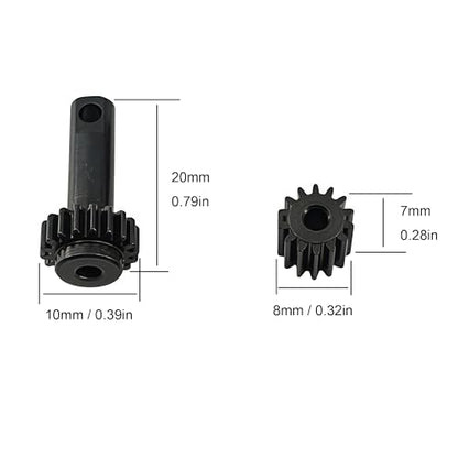 Steel Differential Gear Set for Slash Rustler Bandit Stampede Bigfoot | Hardened Planet & Sun Gears,Nitro,2WD,Upgrade Parts,2382,High Strength,Wear Resistant,Precision Fit