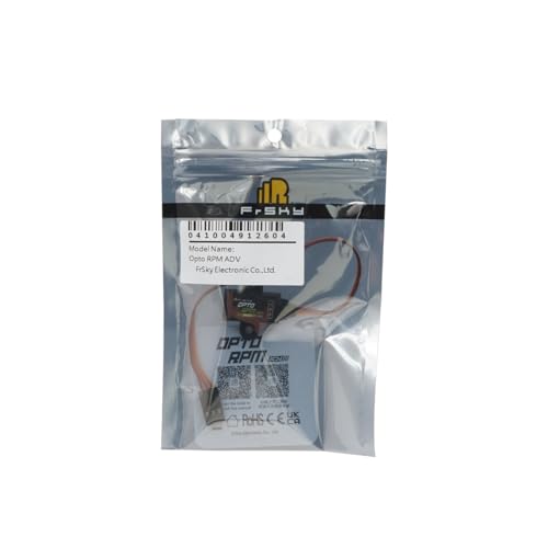 FrSky Opto RPM ADV Sensor, Optical Isolated RPM Feedback, Supports FBUS & S.Port Protocol, Real-time Motor Speed Telemetry for RC Airplane Gas Engine & Electric Motor